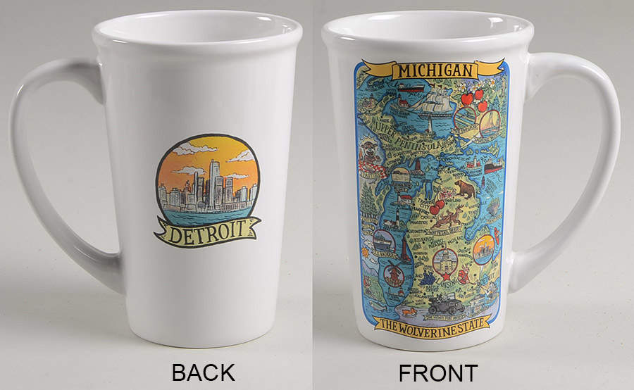 Adventure Destinations Latte Mug by Certified International-1