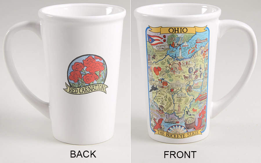 Adventure Destinations Latte Mug by Certified International-1