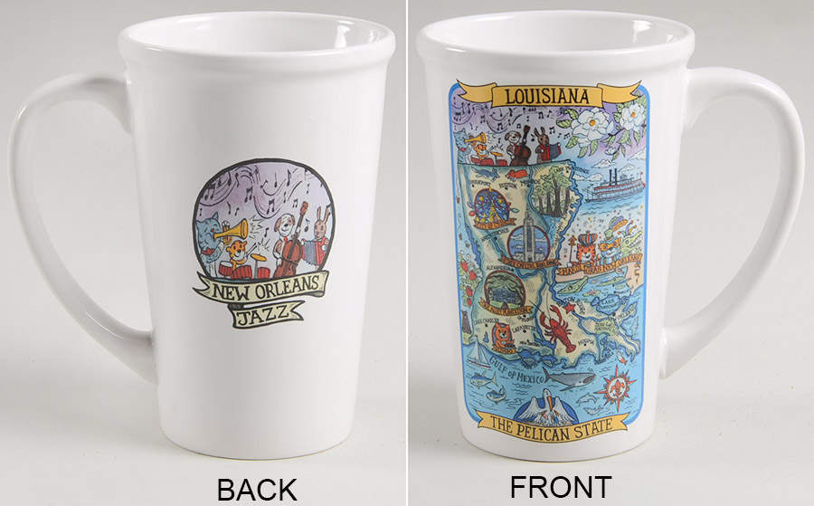 Adventure Destinations Latte Mug by Certified International-1