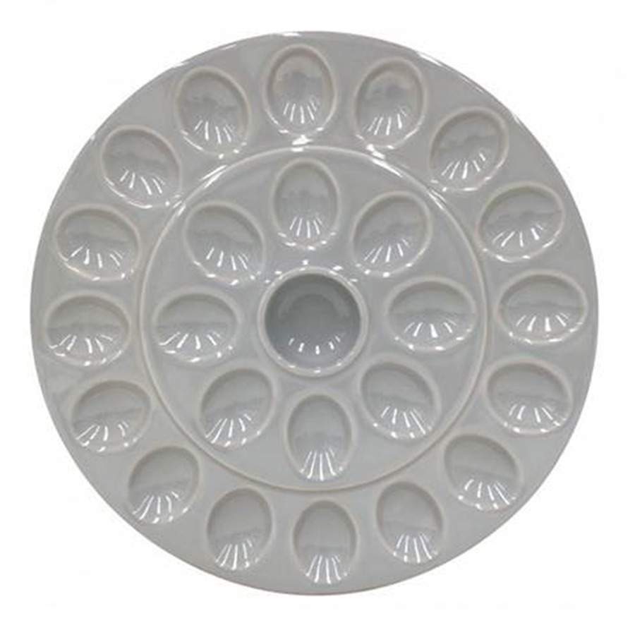 Cook and Host Gray Deviled Egg Platter by Casafina-1