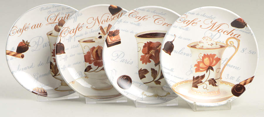 Youre Invited Canape Plate - Set of 4 Motifs by Certified International-1