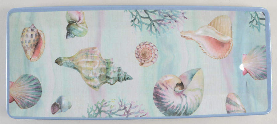 Ocean Dream (Melamine) 19" Rectangular Serving Platter by Certified International-1