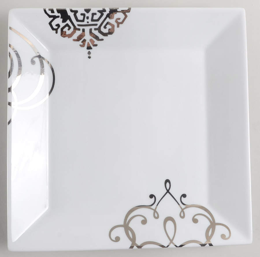 Whiteware Silver Dinner Plate by The Cellar (China)-1