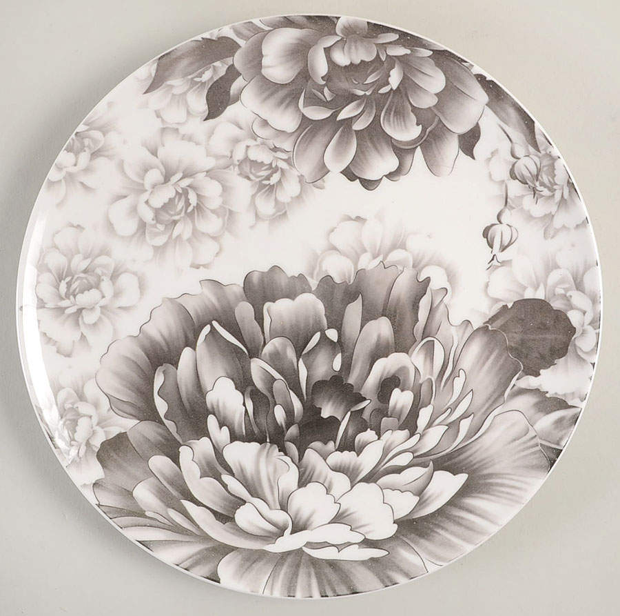 Grey Peony Dinner Plate by BIA Cordon Bleu-1