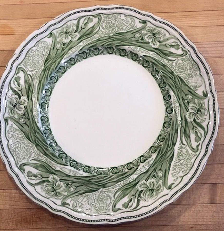 Iris Salad Plate by Clementson Bros-1