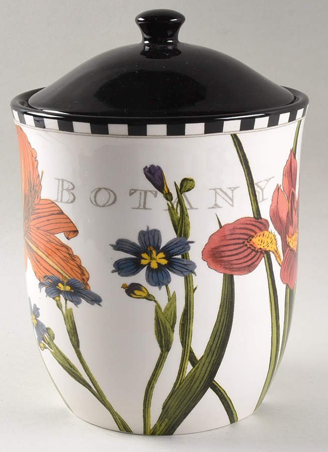 Botanical Floral Large Canister & Lid by Certified International-1