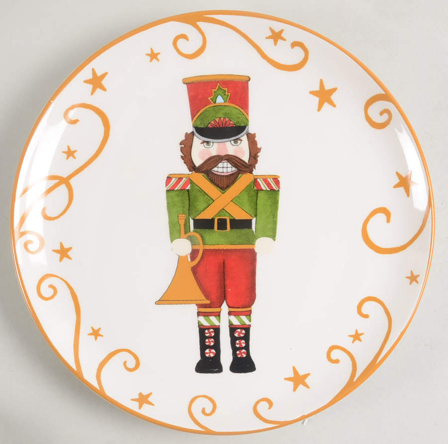 Holiday Magic Nutcracker Salad/Dessert Plate by Certified International-1