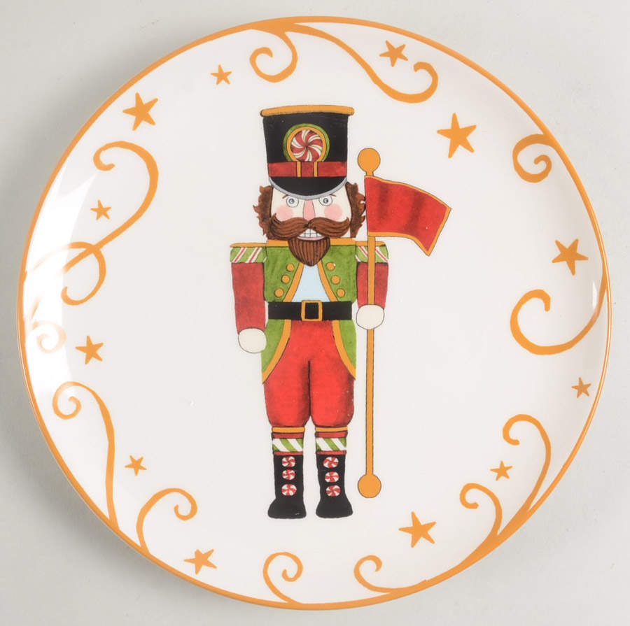 Holiday Magic Nutcracker Salad/Dessert Plate by Certified International-1