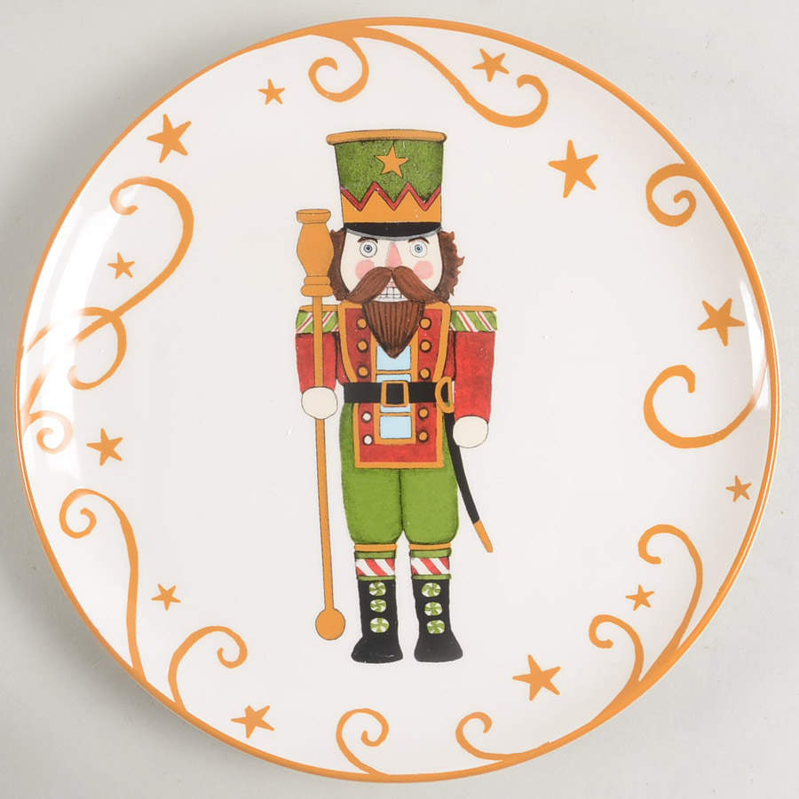Holiday Magic Nutcracker Salad/Dessert Plate by Certified International-1