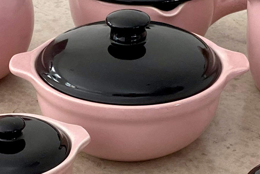 Royal Cuisine Bean Pot & Lid by Cameron Clay Product-1