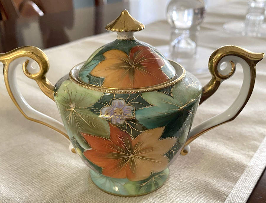 CBU4 Sugar Bowl & Lid by Chubu (Japan)-1