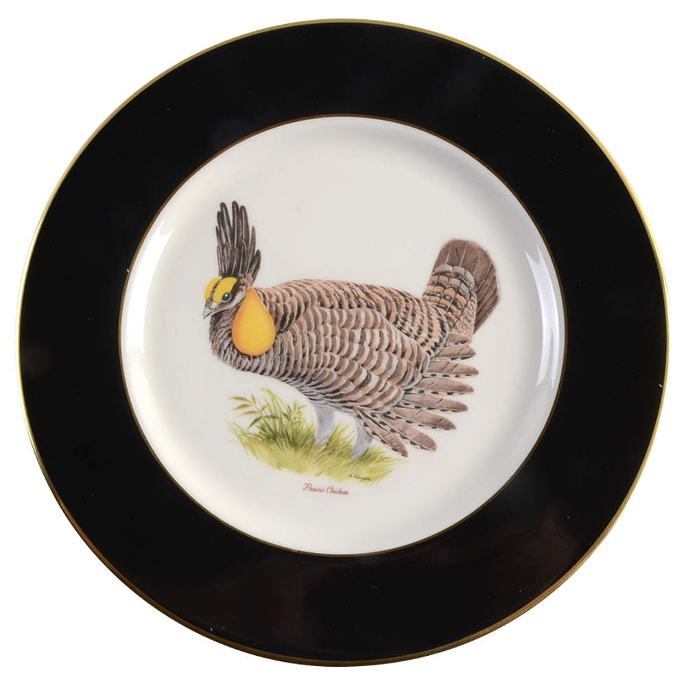 American Game Birds Dinner Plate by Castleton (USA)-1