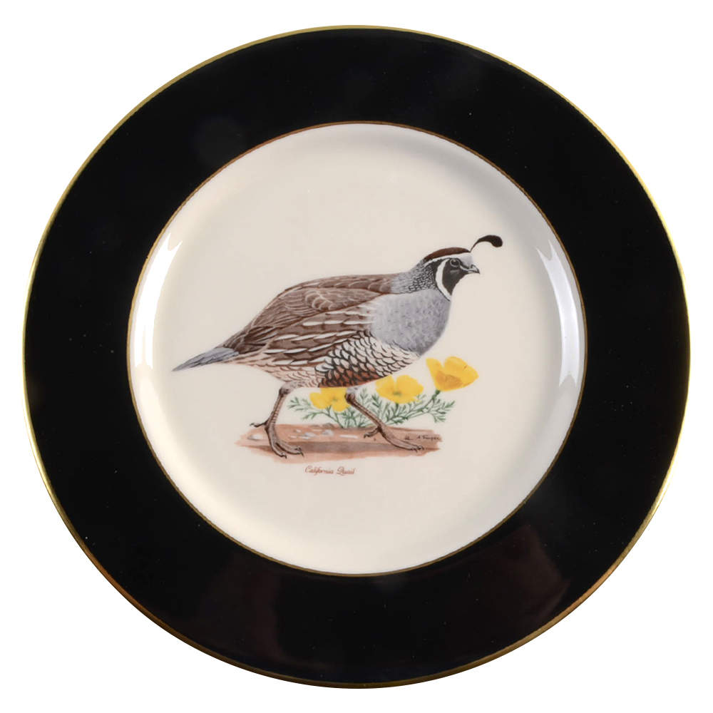 American Game Birds Dinner Plate by Castleton (USA)-1