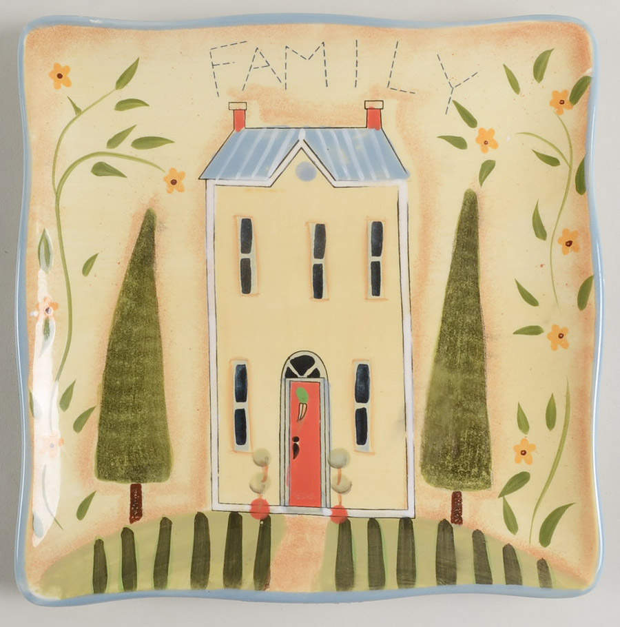 CKB23 Square Salad Plate by Cracker Barrel-1