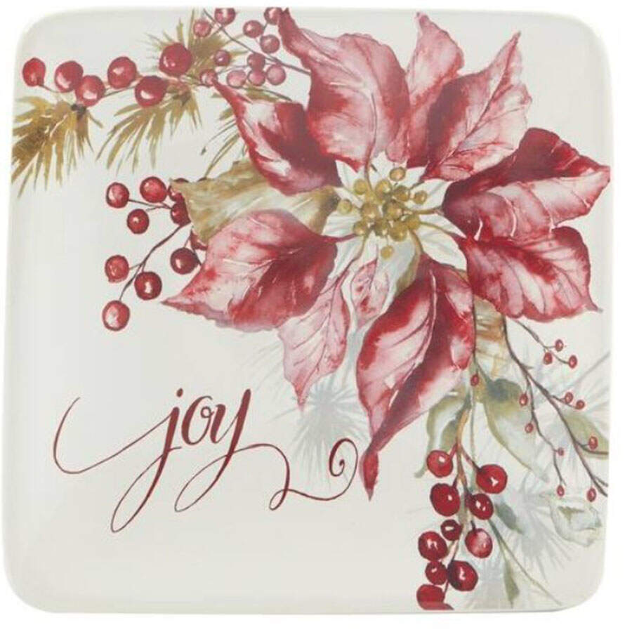 Winter's Joy Canape Plate by Certified International-1