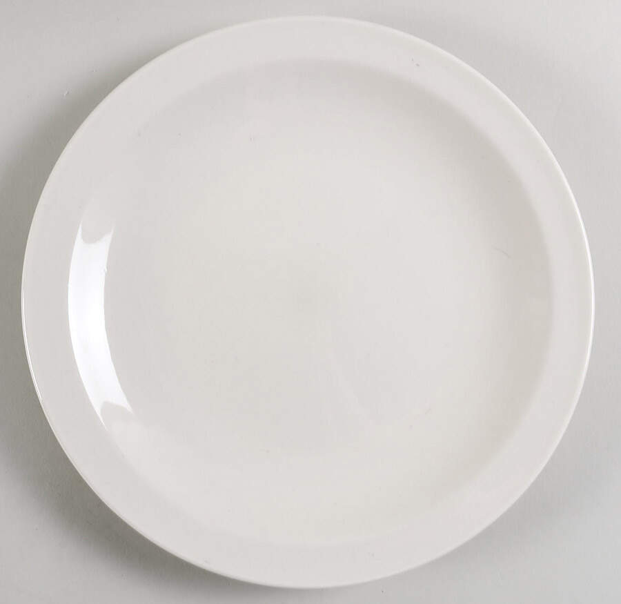 Cafeware Cream Dinner Plate by Culinary Arts-1