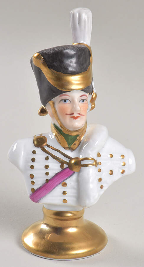 Miniature Bust Figurines Cavalry Soldier - No Box by Limoges China (China)-1