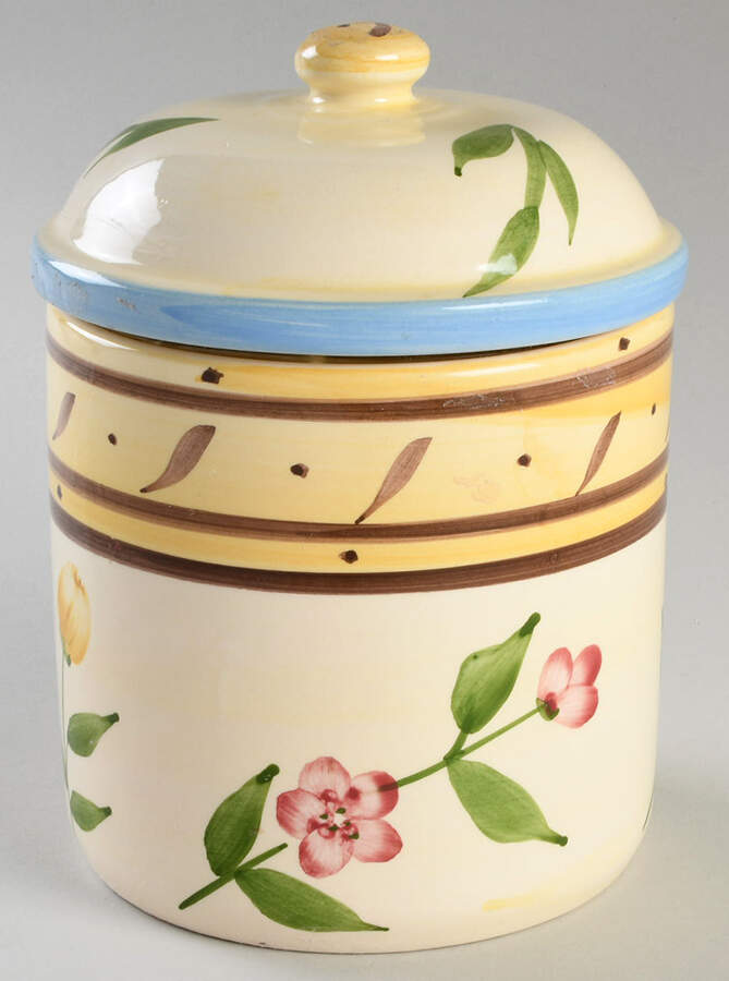 Wildflowers Medium Canister & Lid by Certified International-1