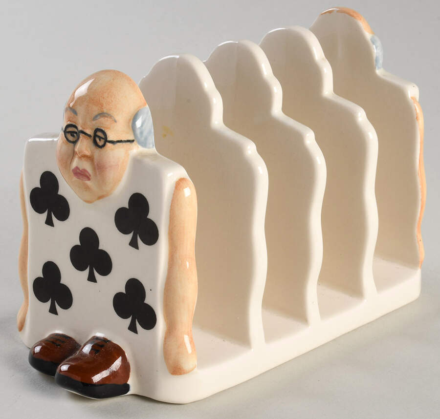 Alice Toast/Letter Rack by Carlton Ware (England)-1