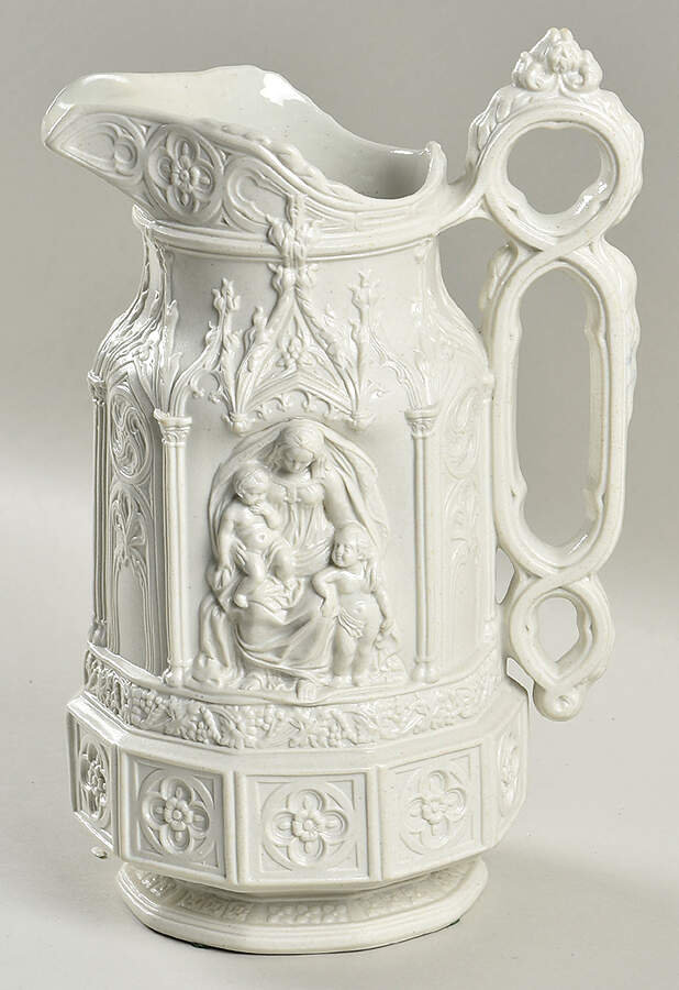 York Minster 34 Oz Jug by Charles Meigh & Sons-1