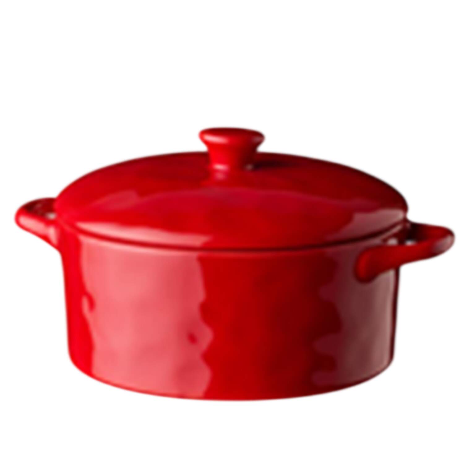 Berry Red Mini Round Baker & Lid by Certified International-1