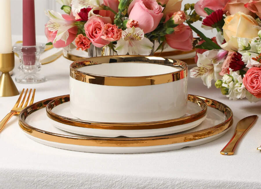 Solene Dinner Plate by Christian Siriano New York-1