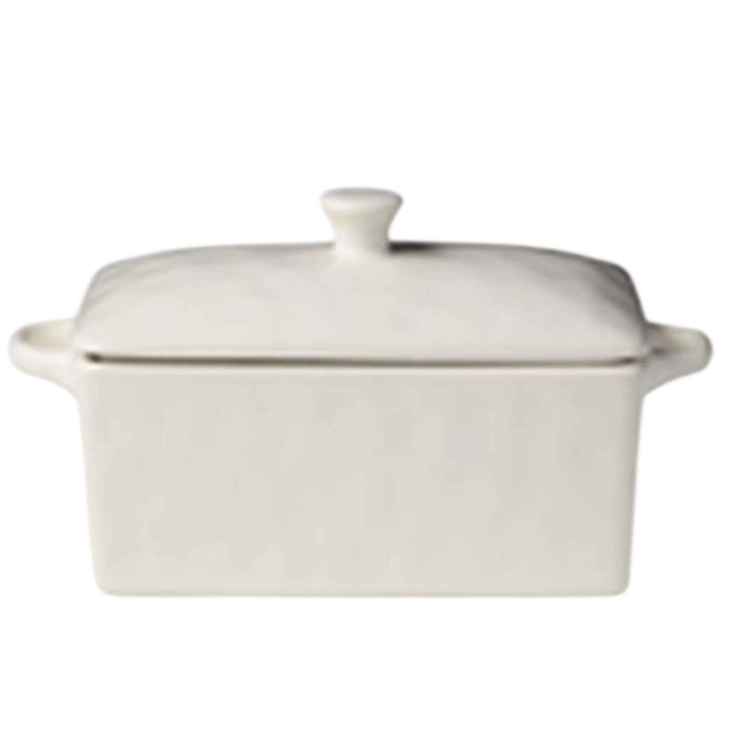 Linen Cream Mini Rectangular Baker & Lid by Certified International-1
