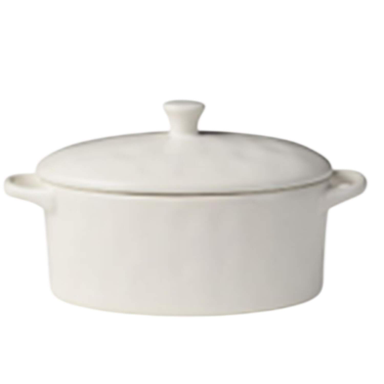 Linen Cream Mini Oval Baker & Lid by Certified International-1