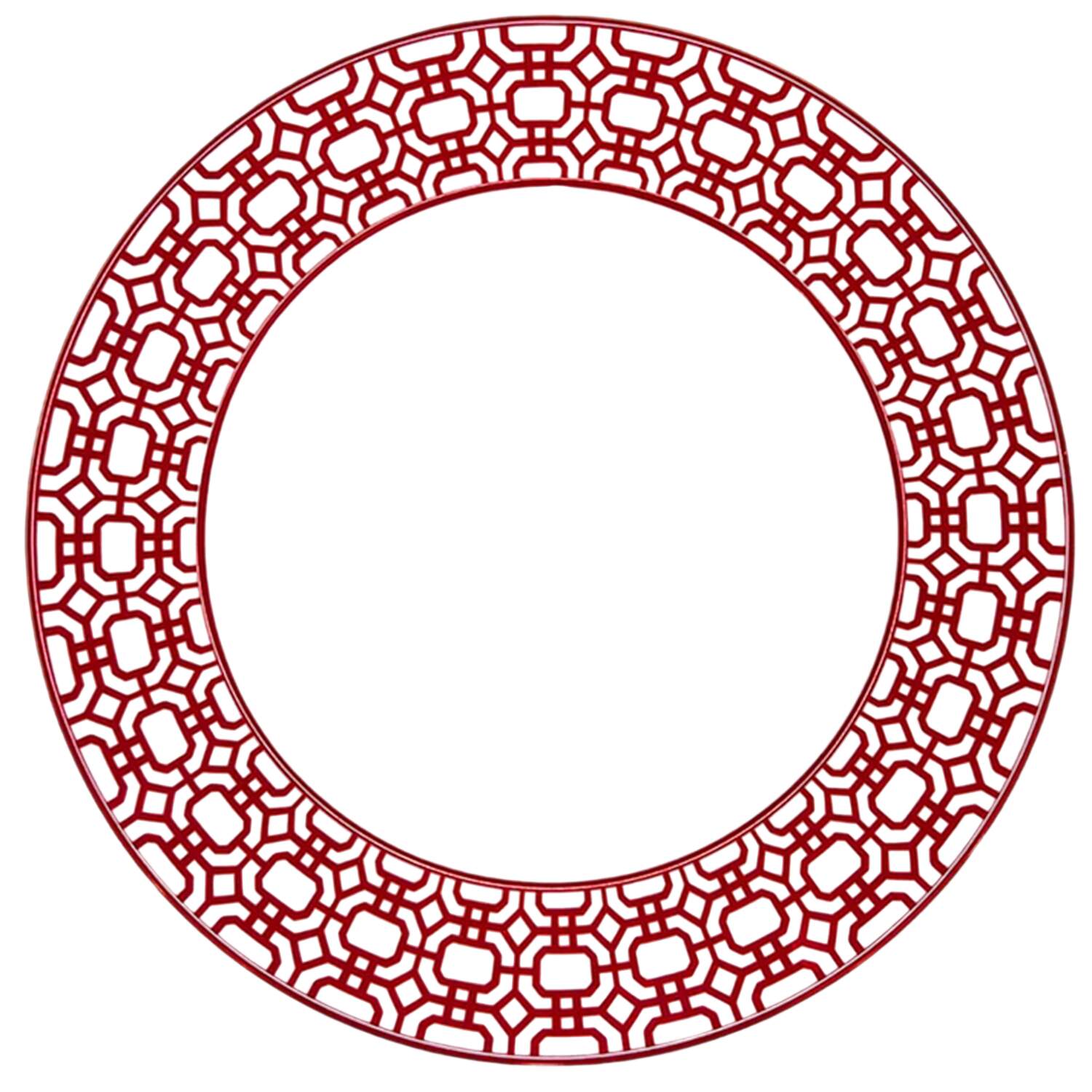 Newport-Crimson Salad Plate by Caskata-1