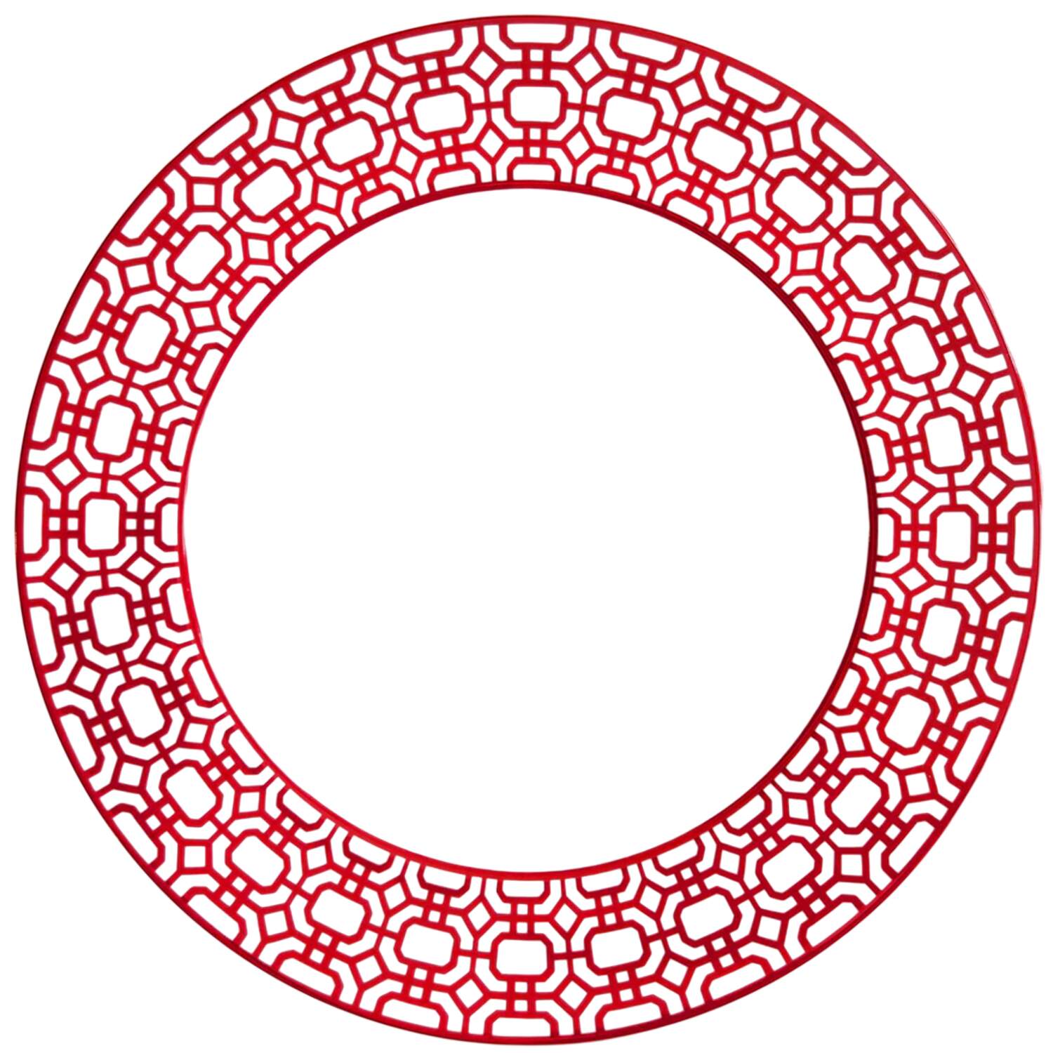 Newport-Crimson Dinner Plate by Caskata-1