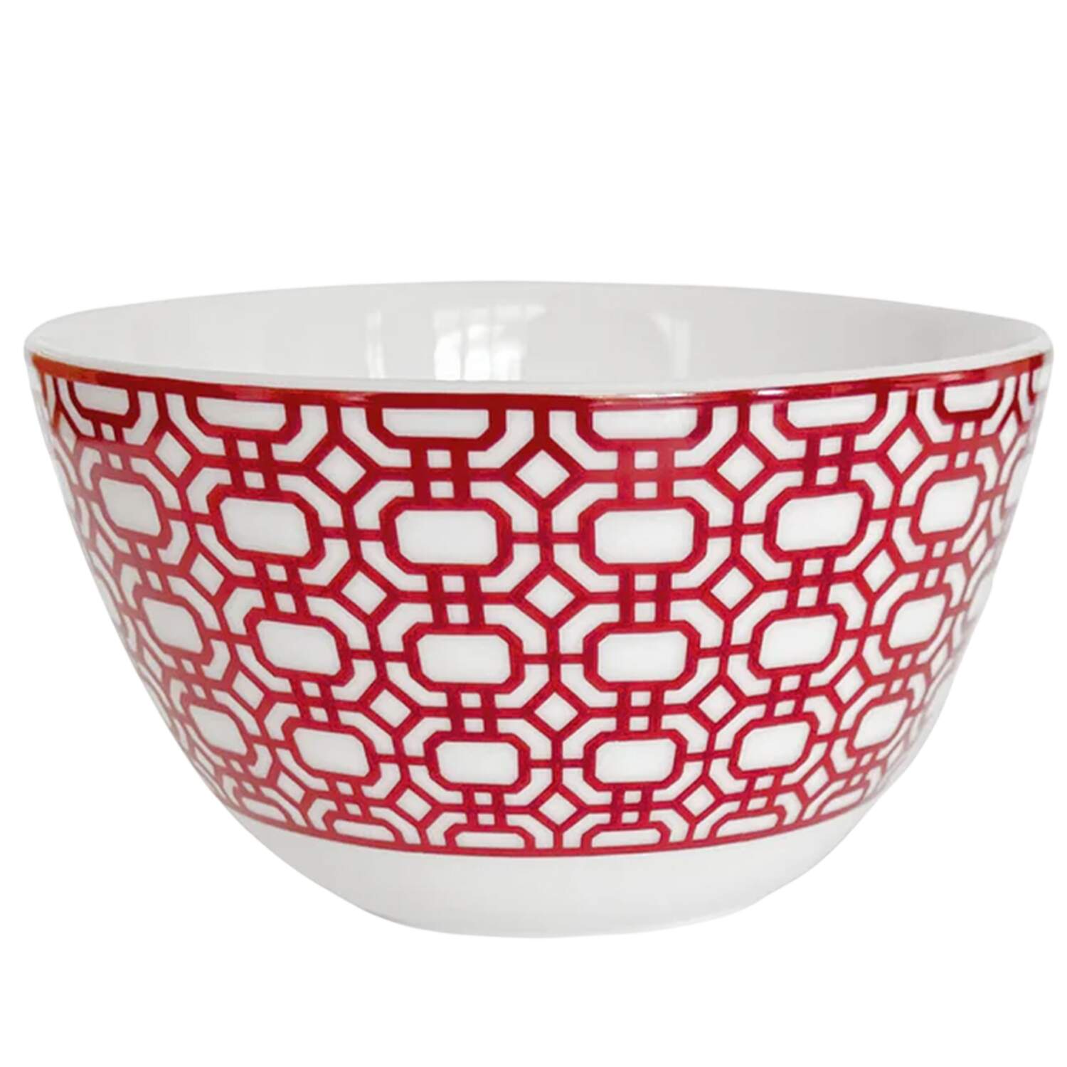 Newport-Crimson Coupe Cereal Bowl by Caskata-1