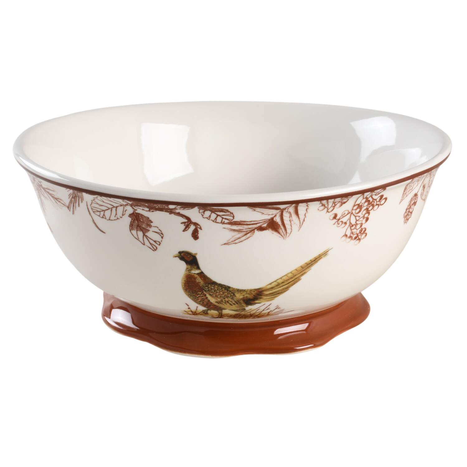 Pheasant Grove 11" Round Deep Bowl by Certified International-1
