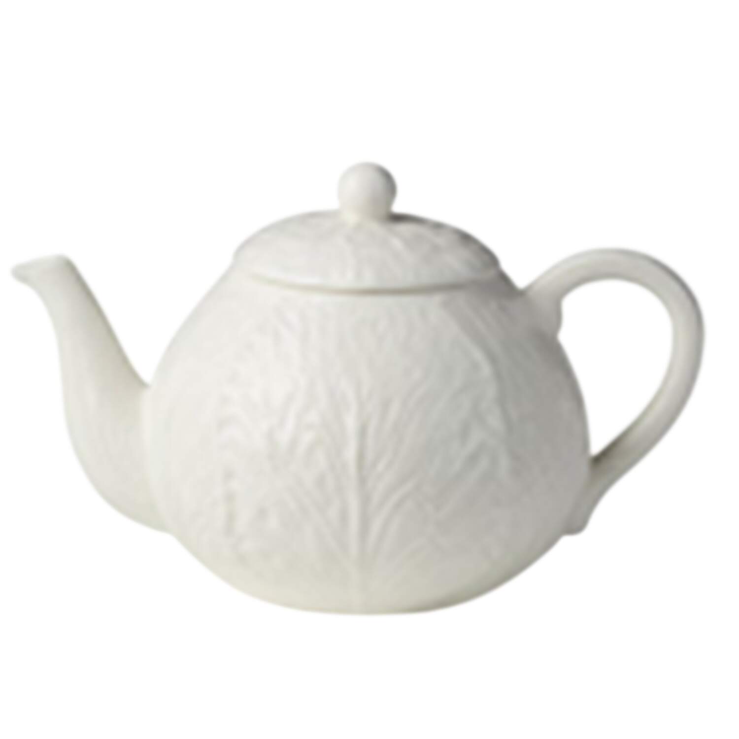 Le Jardin White Cabbage Teapot & Lid by Certified International-1