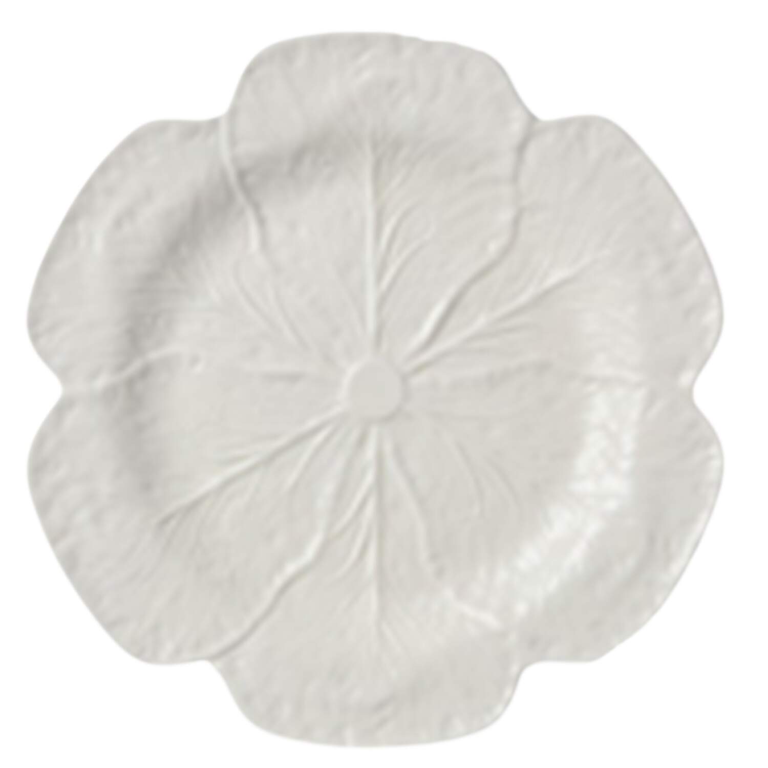Le Jardin White Cabbage 13" Round Platter by Certified International-1
