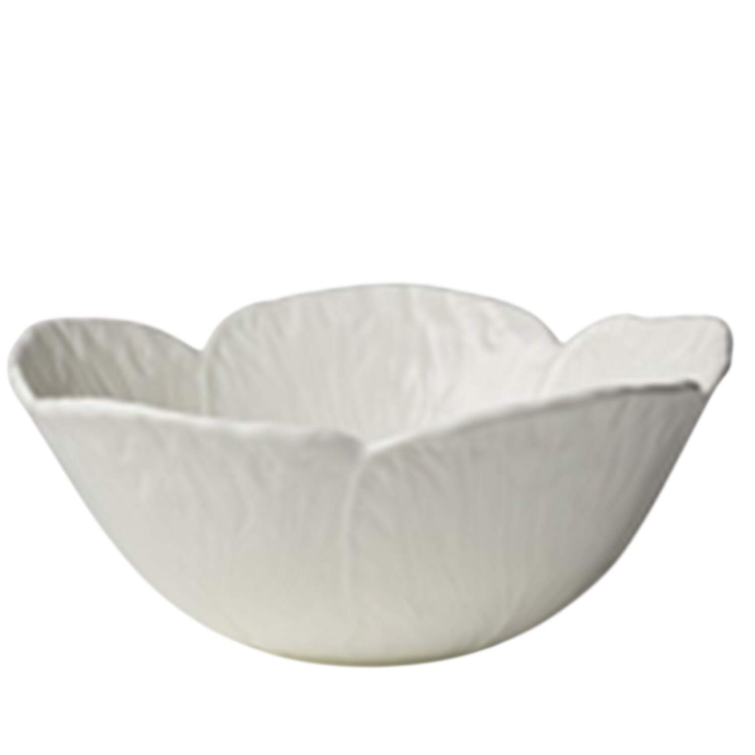 Le Jardin White Cabbage 12" Round Deep Bowl by Certified International-1