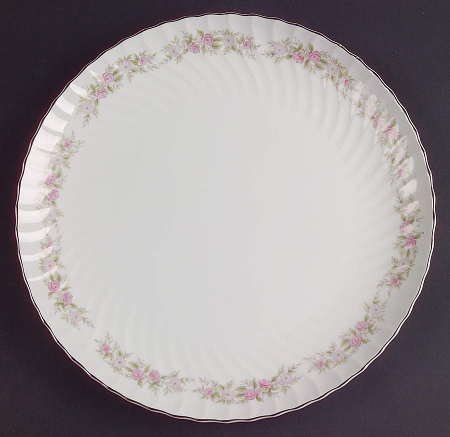 Teahouse Rose 12" Chop Plate (Round Platter) by Dansico-1