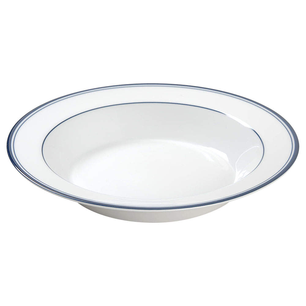Allegro Blue (Portugal, Sri Lanka and Thailand) Rim Soup Bowl by Dansk-1