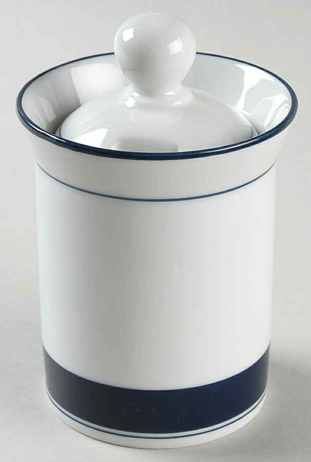 Allegro Blue (Portugal, Sri Lanka and Thailand) Sugar Bowl & Lid by Dansk-1
