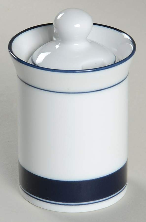 Allegro Blue (Portugal, Sri Lanka and Thailand) Sugar Bowl & Lid by Dansk-1