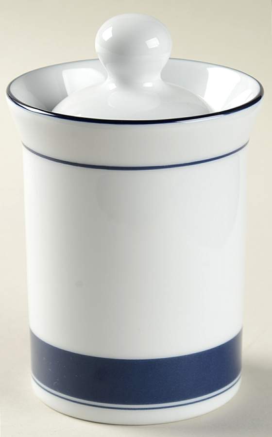 Allegro Blue (Portugal, Sri Lanka and Thailand) Sugar Bowl & Lid by Dansk-1