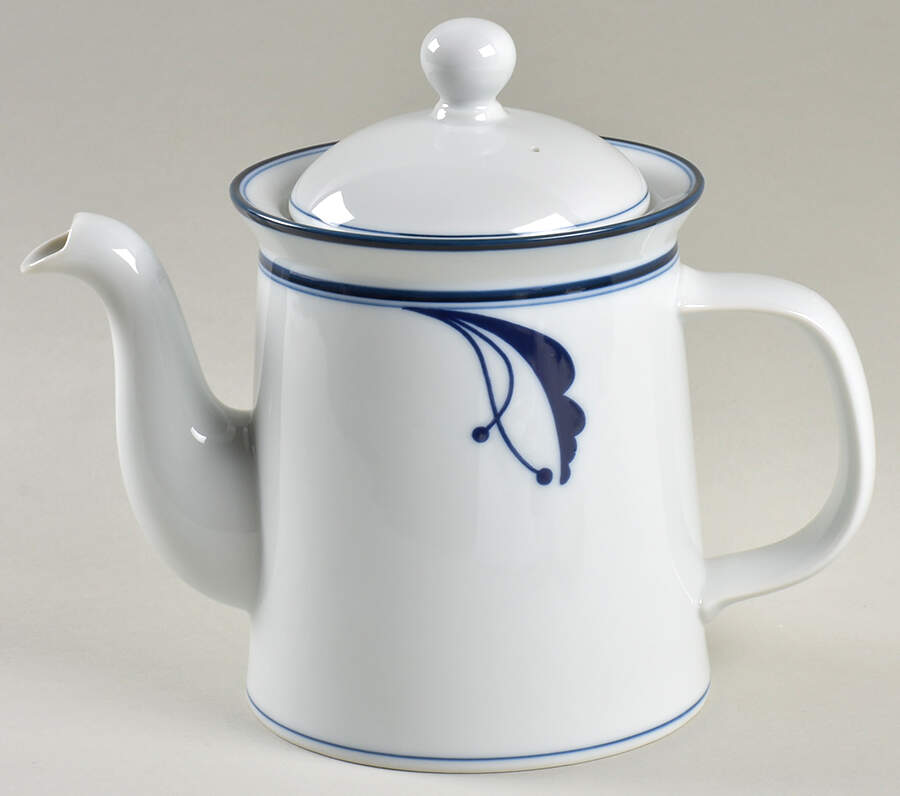 Bayberry Blue (Japan, Portugal) Coffee Pot & Lid by Dansk-1