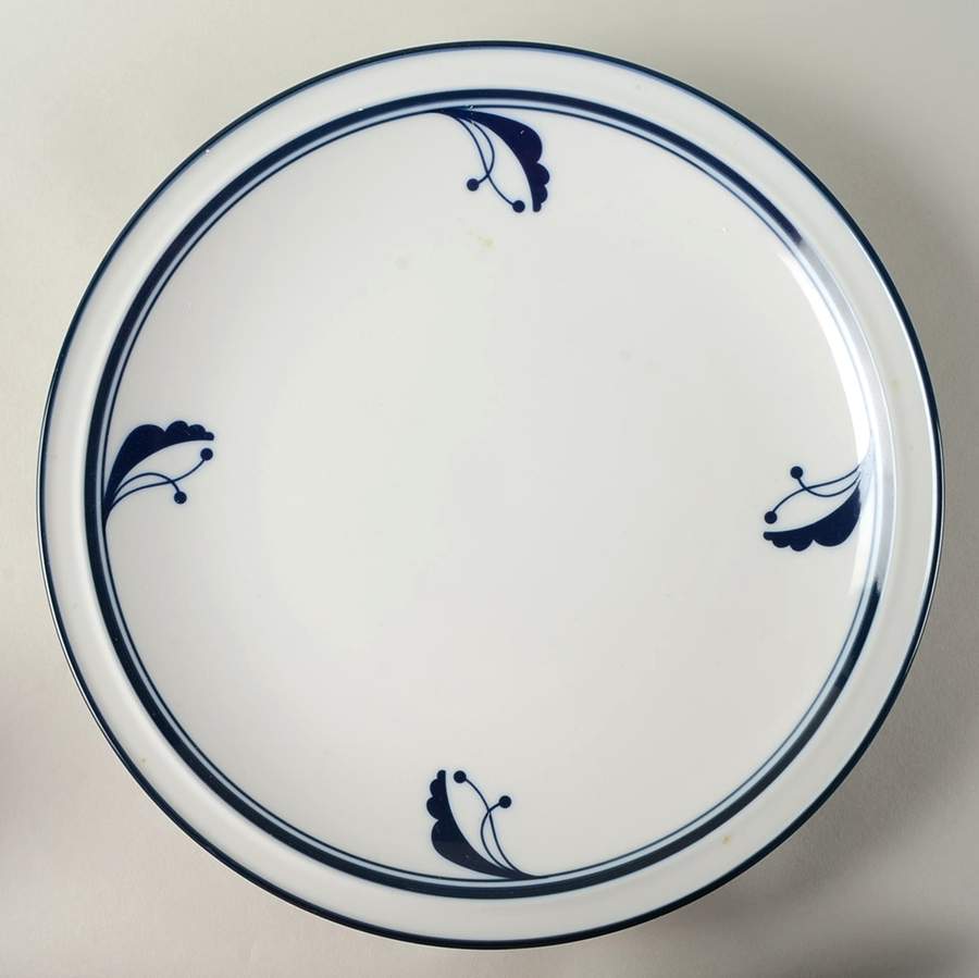 Bayberry Blue (Japan, Portugal) 12" Deep Round Platter by Dansk-1