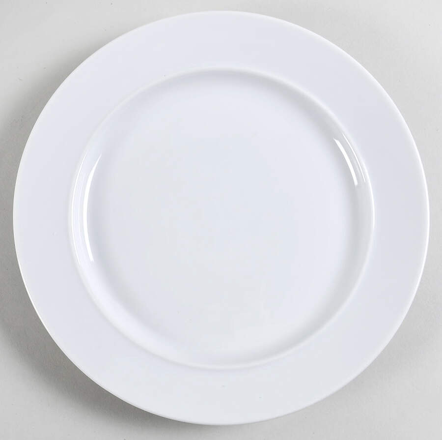 Cafe Blanc (Rim) Salad Plate by Dansk-1