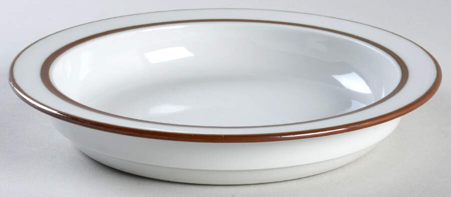 Christianshavn Brown Rim Soup Bowl by Dansk-1