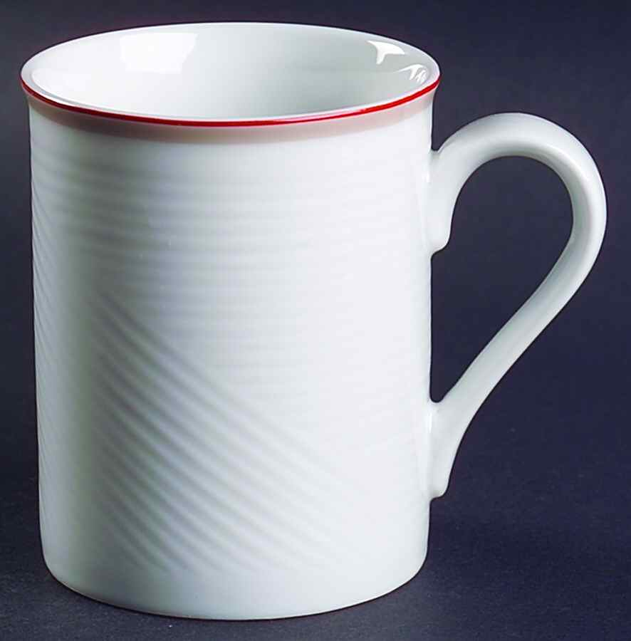 Damask Red Mug by Dansk-1