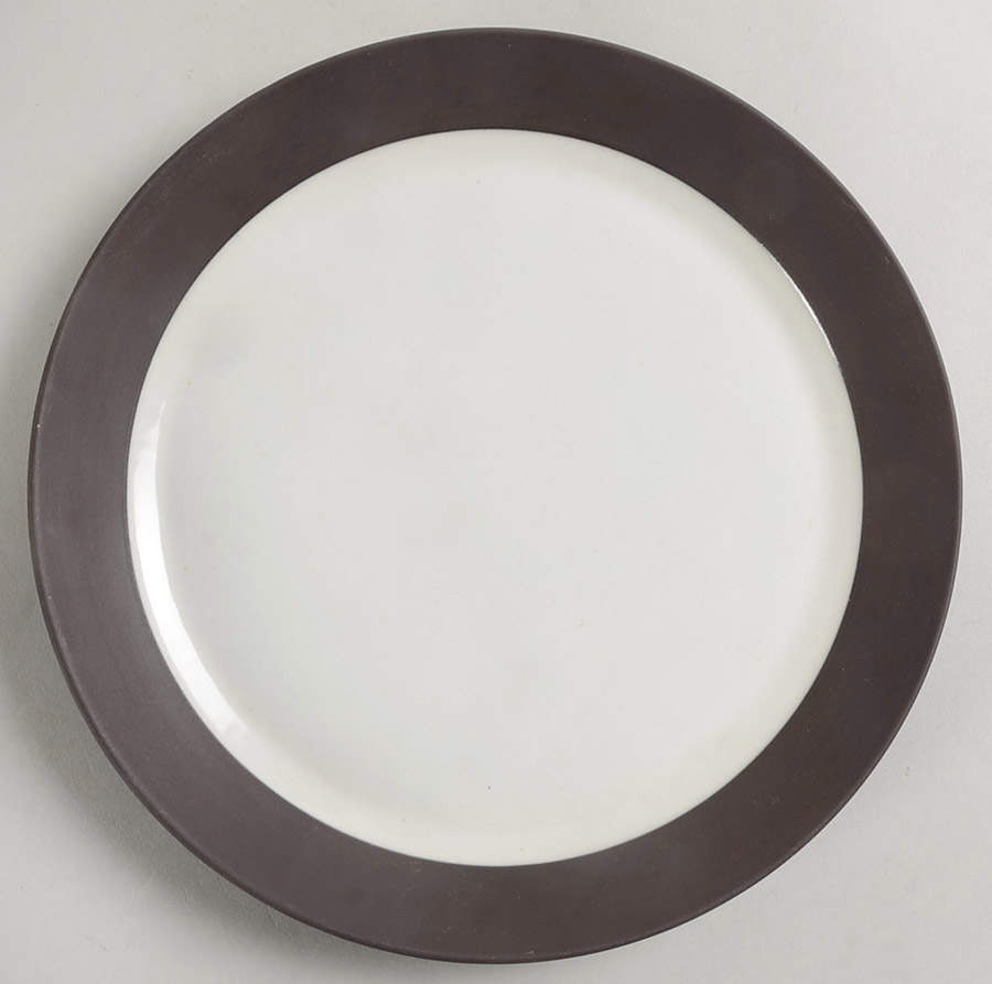 Flamestone Smooth Brown Salad Plate by Dansk-1