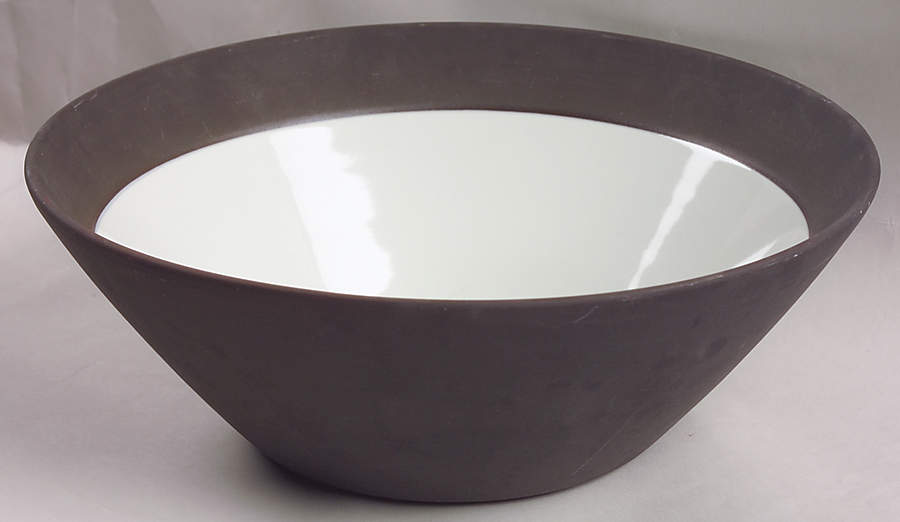 Flamestone Smooth Brown 9" Round Vegetable Bowl by Dansk-1