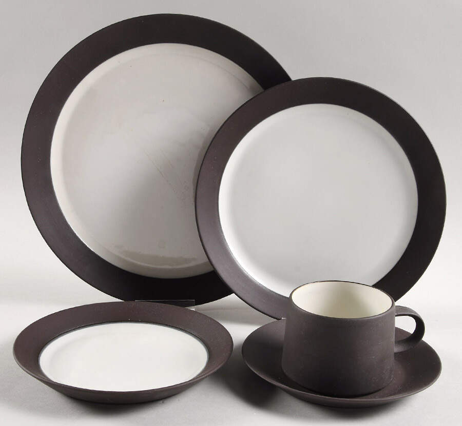 Flamestone Smooth Brown 5 Piece Place Setting by Dansk-1