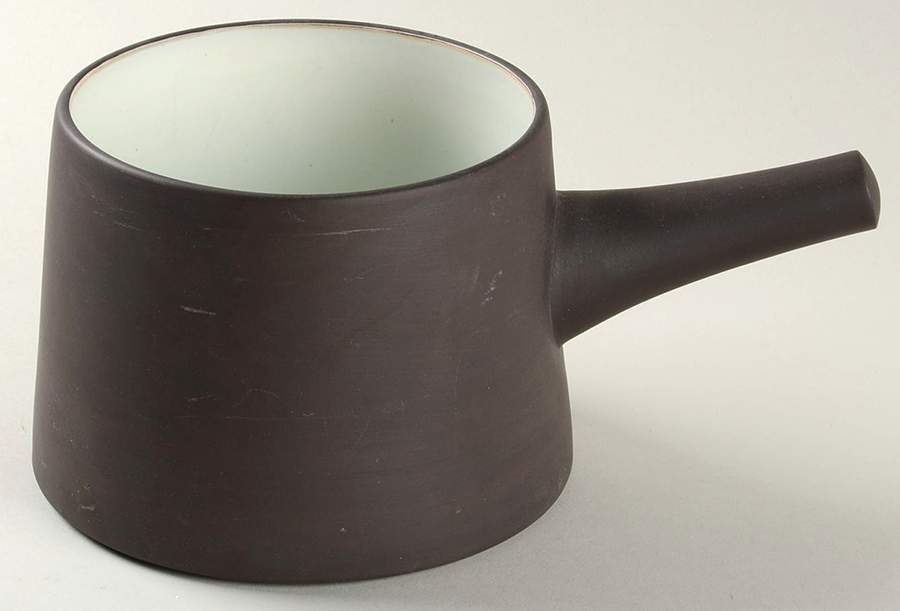 Flamestone Smooth Brown 1.5 Quart Round Casserole No Lid by Dansk-1
