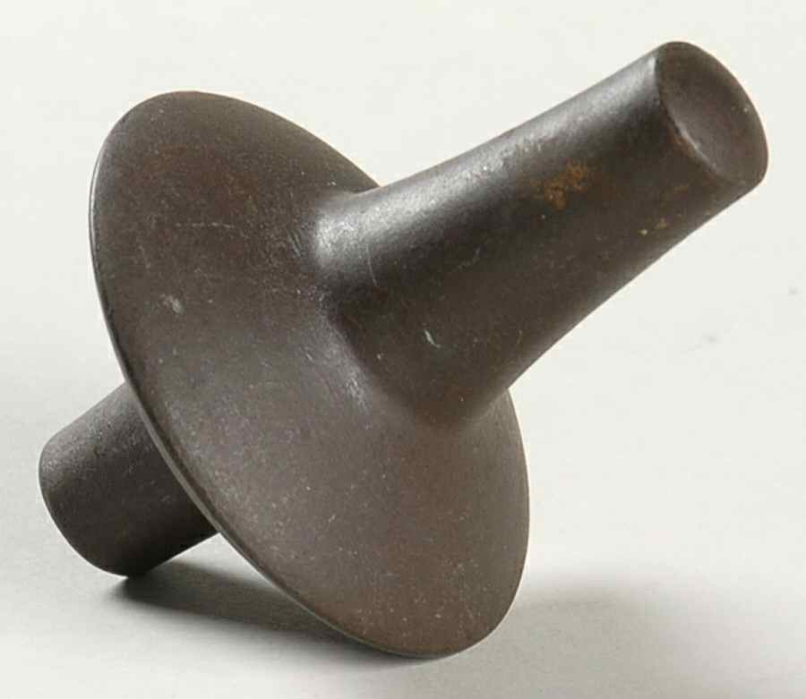 Flamestone Smooth Brown Stopper for Oil Or Vinegar Cruet by Dansk-1